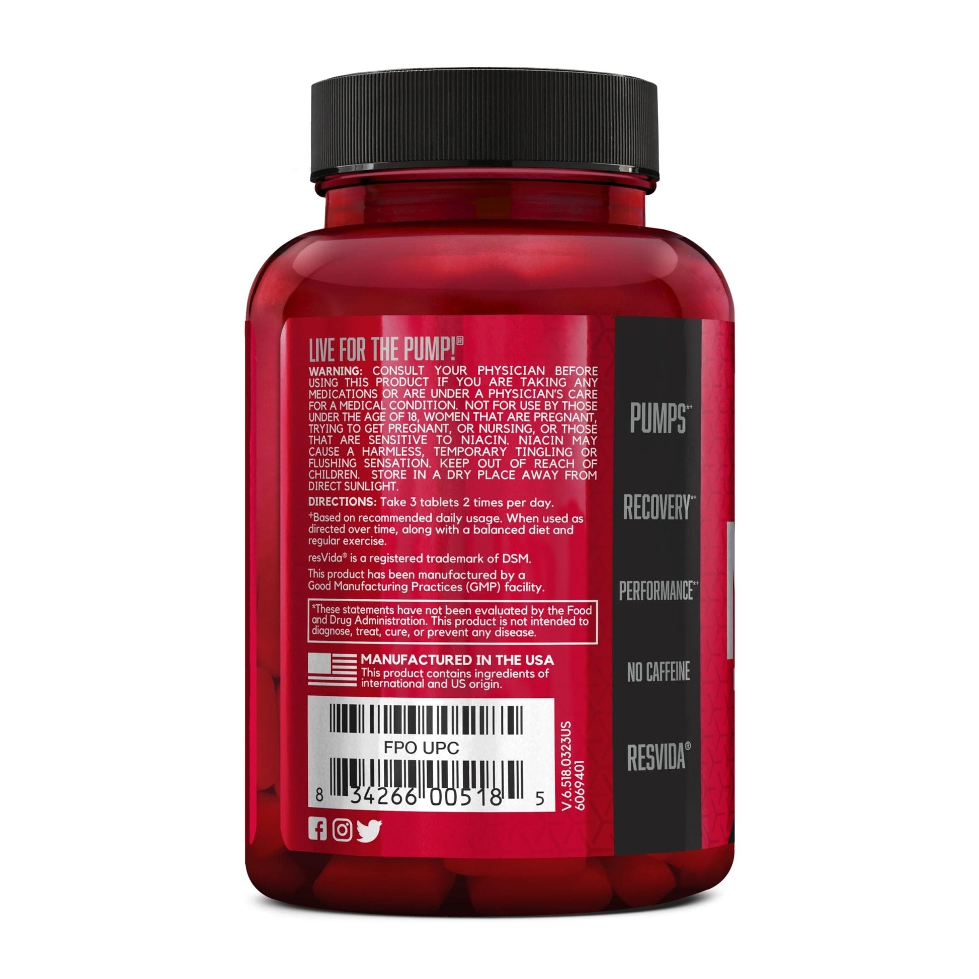 BSN NITRIX 2.0, Workout Supplement, Nitric Oxide Precursors, 3g Creatine, 3g L Citrulline, L-Citrulline, Supports Workout Performance, Pumps, Muscle Recovery - PrimeBioHealth - canada supplements