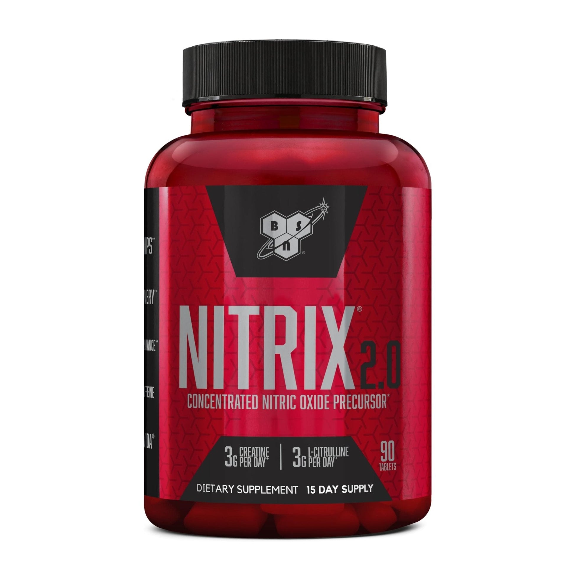 BSN NITRIX 2.0, Workout Supplement, Nitric Oxide Precursors, 3g Creatine, 3g L Citrulline, L-Citrulline, Supports Workout Performance, Pumps, Muscle Recovery - PrimeBioHealth - canada supplements