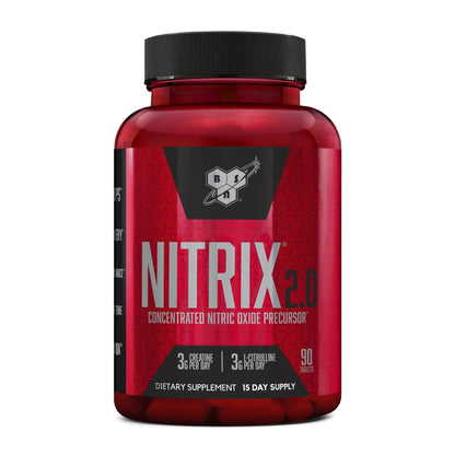 BSN NITRIX 2.0, Workout Supplement, Nitric Oxide Precursors, 3g Creatine, 3g L Citrulline, L-Citrulline, Supports Workout Performance, Pumps, Muscle Recovery - PrimeBioHealth - canada supplements