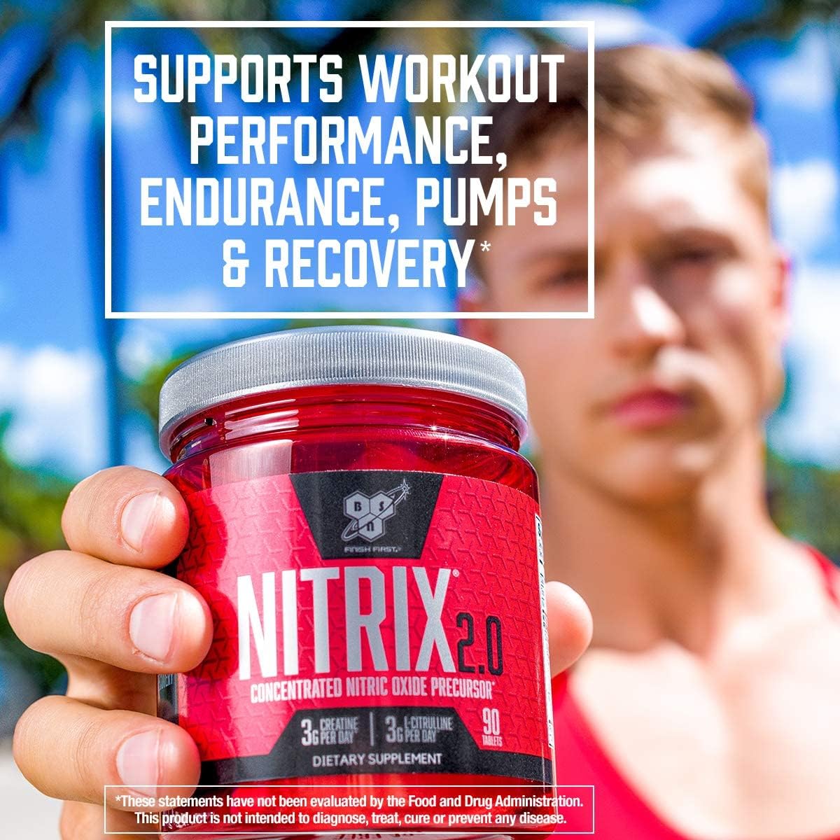 BSN NITRIX 2.0, Workout Supplement, Nitric Oxide Precursors, 3g Creatine, 3g L Citrulline, L-Citrulline, Supports Workout Performance, Pumps, Muscle Recovery - PrimeBioHealth - canada supplements