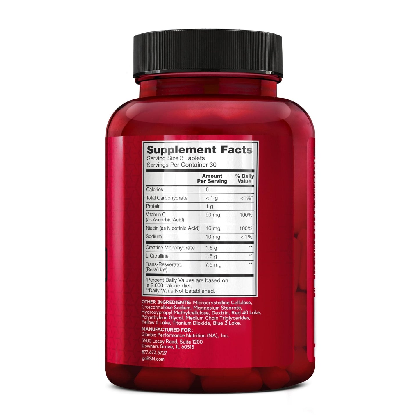 BSN NITRIX 2.0, Workout Supplement, Nitric Oxide Precursors, 3g Creatine, 3g L Citrulline, L-Citrulline, Supports Workout Performance, Pumps, Muscle Recovery - PrimeBioHealth - canada supplements