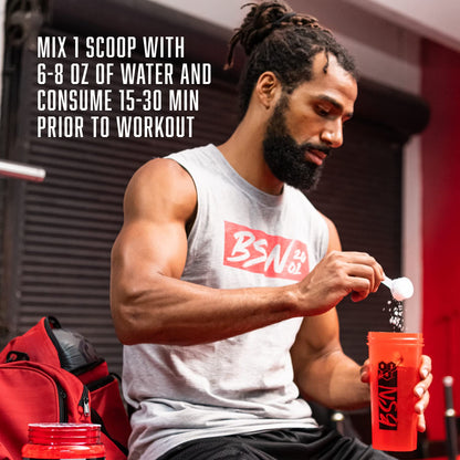BSN N.O.-XPLODE Vaso Pre Workout Powder with 8g of L-Citrulline and 3.2g Beta-Alanine and Energy, Flavor: Cherry Bomb, 24 Servings - PrimeBioHealth - canada supplements