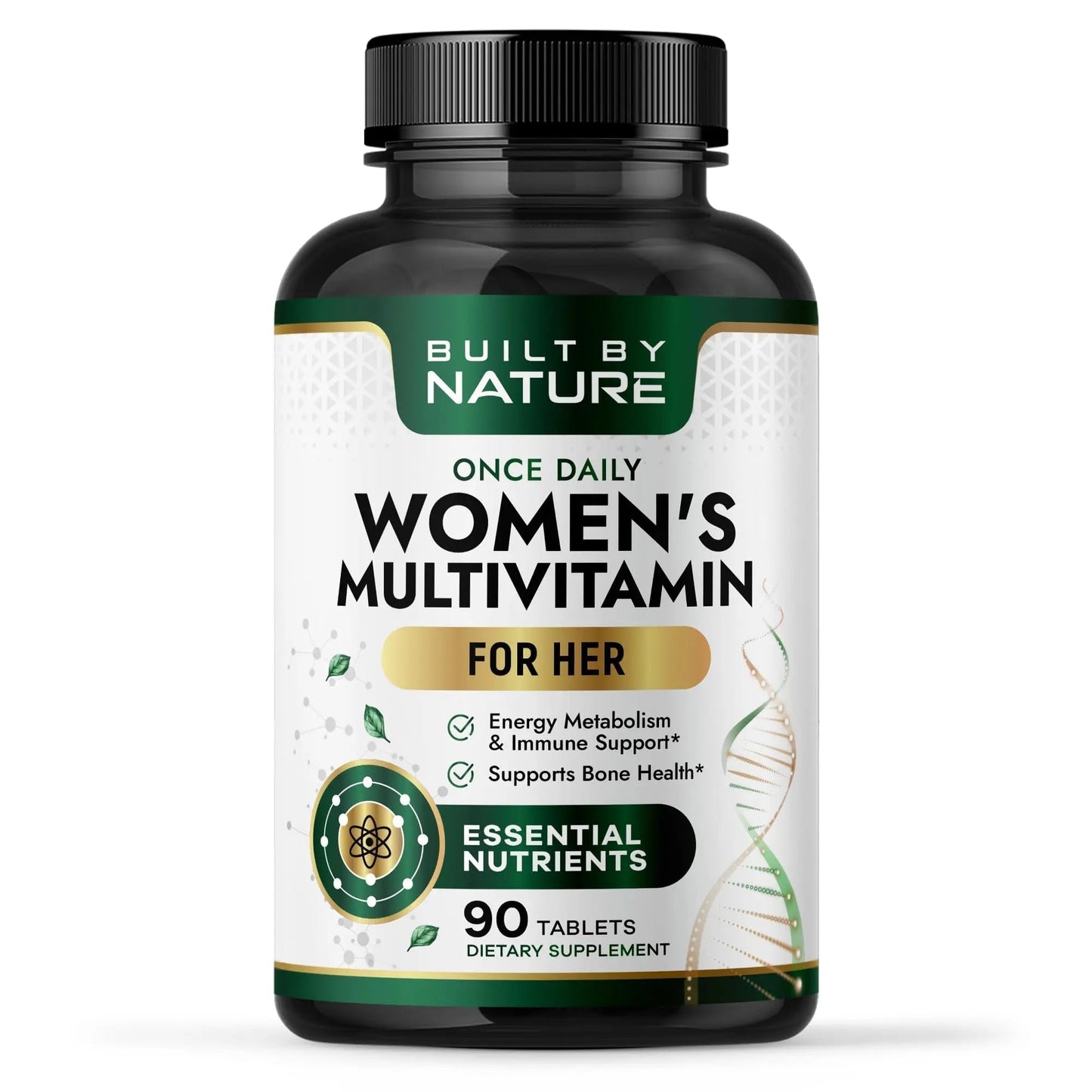 Built by Nature Multivitamin for Women – Daily Womens Multivitamin Supplement with Essential Vitamins & Minerals - PrimeBioHealth - canada supplements