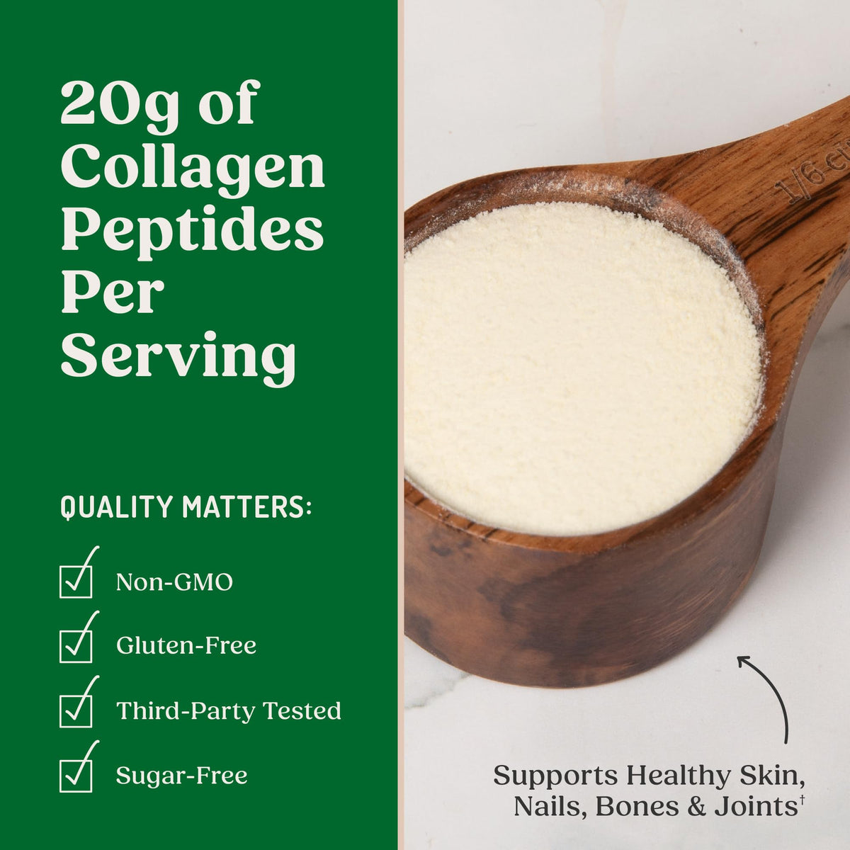 Bulletproof Unflavored Collagen Peptides Powder, 20g Grass-Fed Collagen Protein and Amino Acids for Skin - PrimeBioHealth - canada supplements