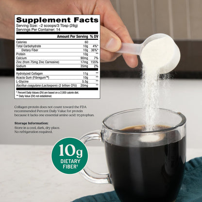 Bulletproof Unflavored Gut Health Collagen Protein, 14 Ounces, 10g Grass-Fed Collagen Peptides for Gut, Skin, Bone and Joint Support - PrimeBioHealth - canada supplements