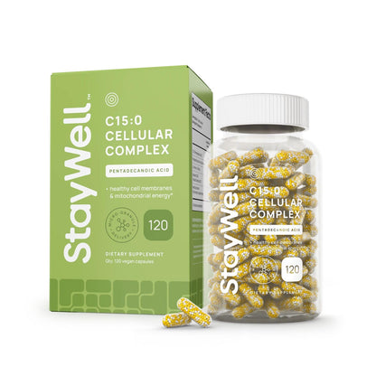 C15:0 Pentadecanoic Acid Supplement | Longevity, Cellular & Membrane Support, Micro-Granule Enhanced Absorption, Phosphatidylcholine, L-Carnitine, - PrimeBioHealth - canada supplements