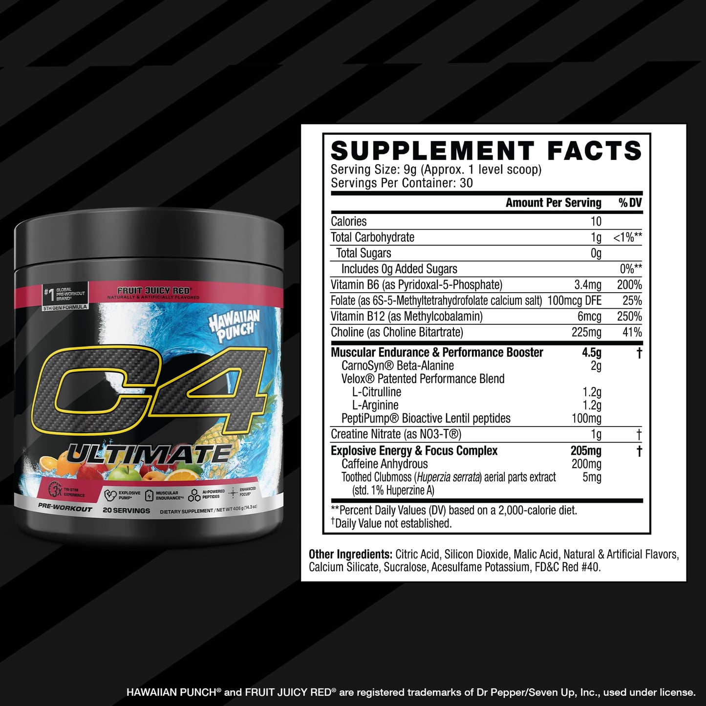 C4 Ultimate Pre Workout Powder - Sugar Free Preworkout Energy Supplement for Men & Women - 300mg Caffeine + TeaCrine + Dynamine + Creatine - PrimeBioHealth - canada supplements