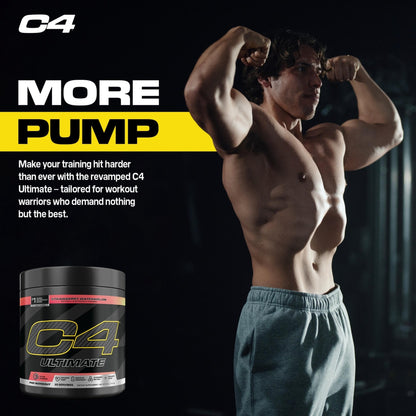 C4 Ultimate Pre Workout Powder Watermelon - Sugar Free Preworkout Energy Supplement for Men & Women - 300mg Caffeine + 3.2g Beta Alanine - PrimeBioHealth - canada supplements