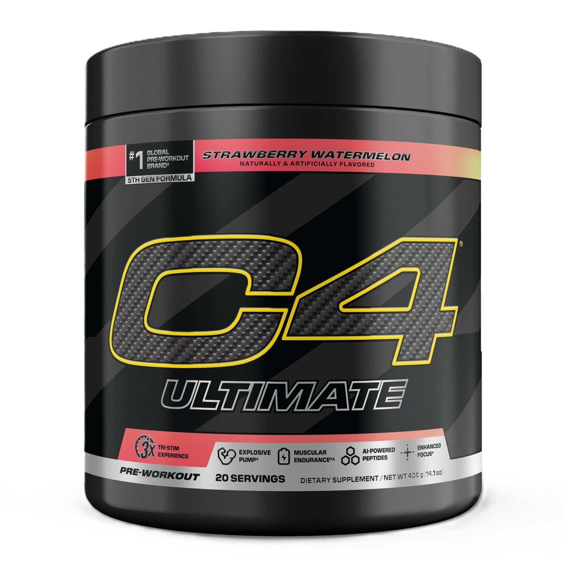 C4 Ultimate Pre Workout Powder Watermelon - Sugar Free Preworkout Energy Supplement for Men & Women - 300mg Caffeine + 3.2g Beta Alanine - PrimeBioHealth - canada supplements