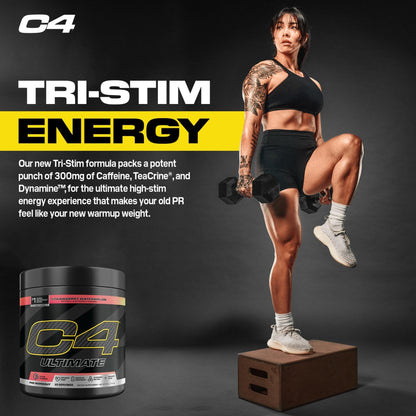C4 Ultimate Pre Workout Powder Watermelon - Sugar Free Preworkout Energy Supplement for Men & Women - 300mg Caffeine + 3.2g Beta Alanine - PrimeBioHealth - canada supplements