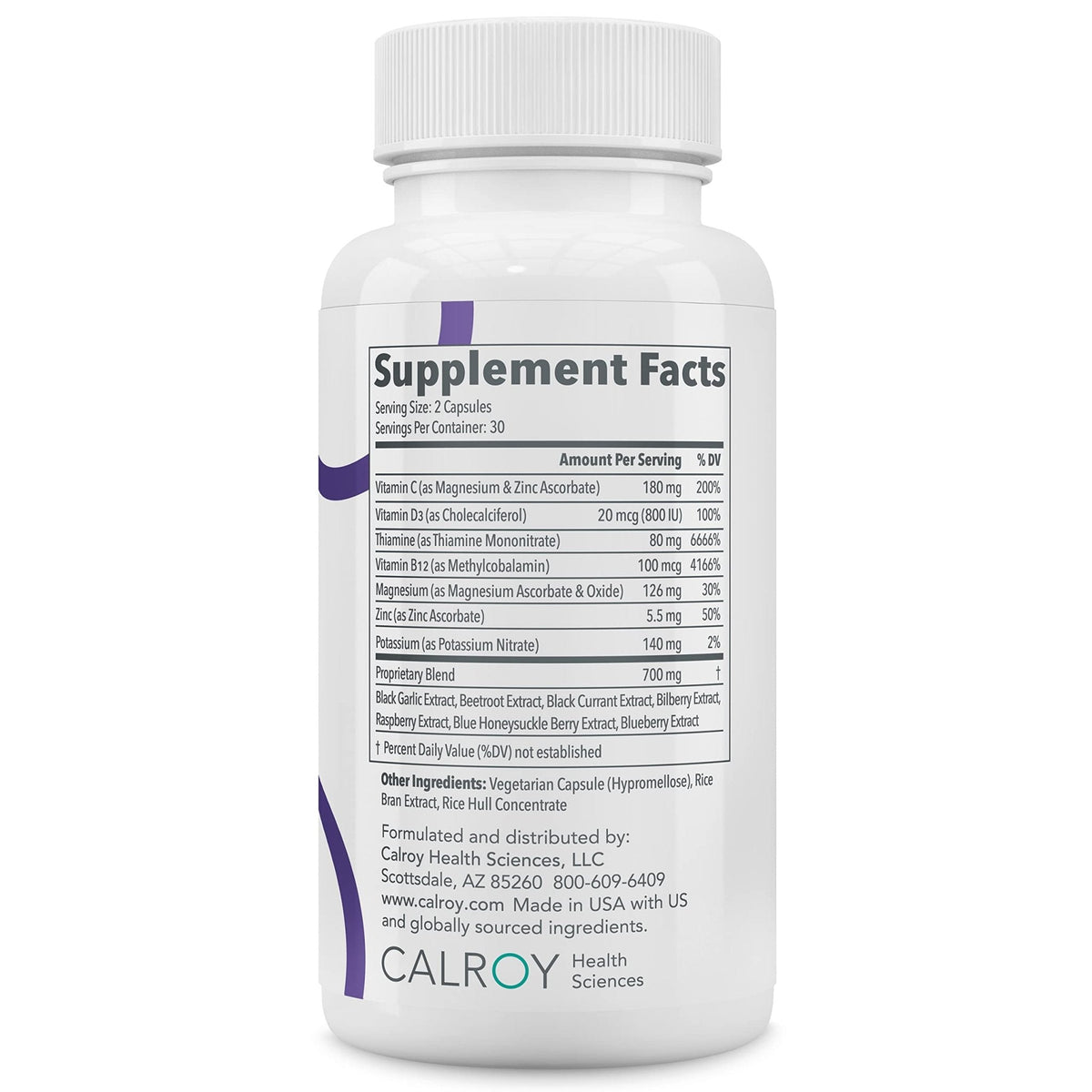 Calroy Health Sciences Vascanox HP - Next Generation Nitric Oxide Support - Up to 24 Hours on Single dose*+ - PrimeBioHealth - canada supplements