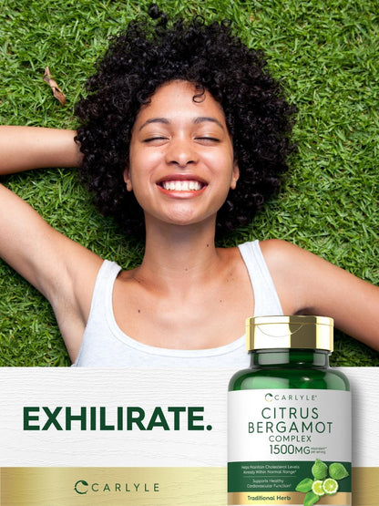 Carlyle Citrus Bergamot Supplement | Extract Complex | 120 Capsules | Non-GMO, Gluten Free - PrimeBioHealth - canada supplements