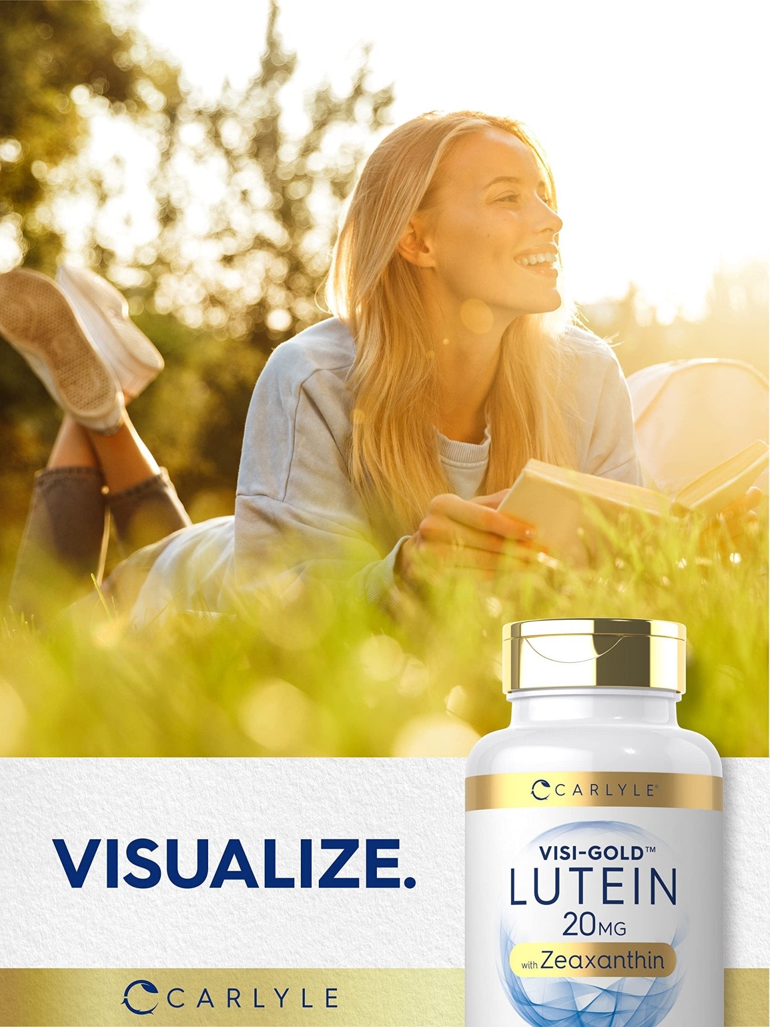 Carlyle Lutein and Zeaxanthin 20mg | 300 Softgels | Eye Health Vitamins | Non-GMO & Gluten Free Supplement - PrimeBioHealth - canada supplements