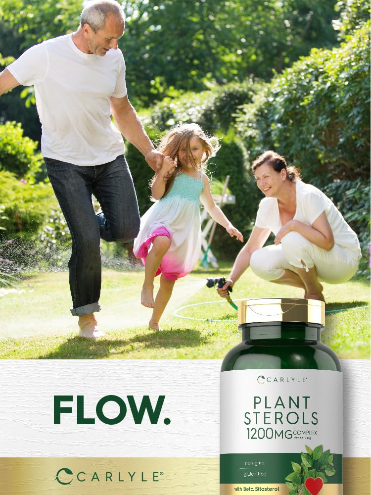 Carlyle Plant Sterols Supplement 1200 mg | 240 Softgels | with Beta Sitosterol | Non-GMO & Gluten Free - PrimeBioHealth - canada supplements
