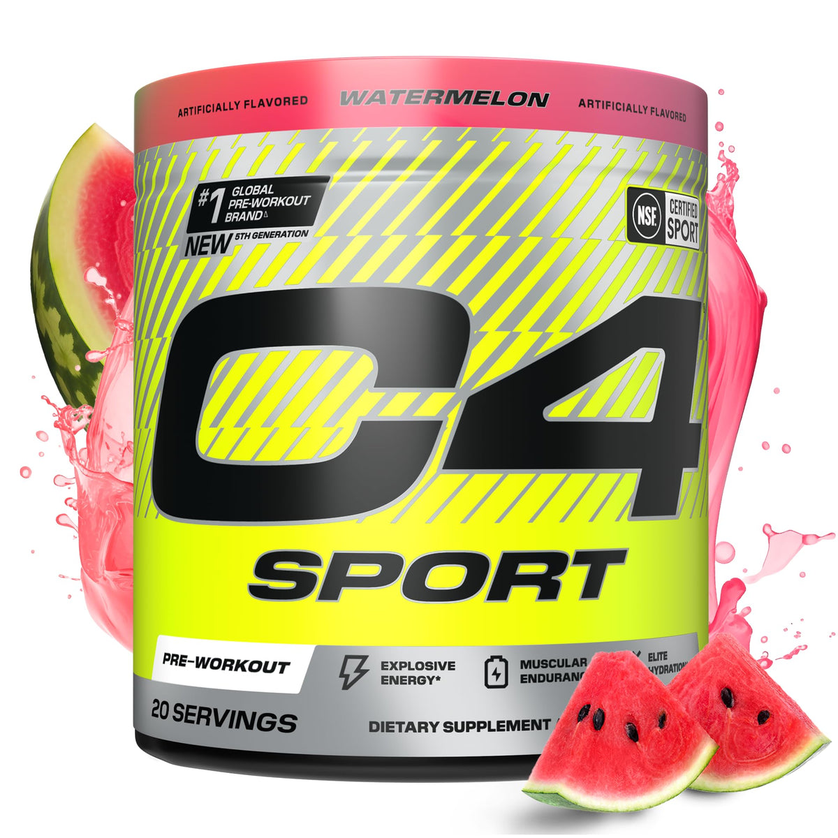 Cellucor C4 Sport Pre Workout Powder - NSF Certified for Sport - Elite Hydration - 200mg Caffeine + Creatine + Beta-Alanine - PrimeBioHealth - canada supplements