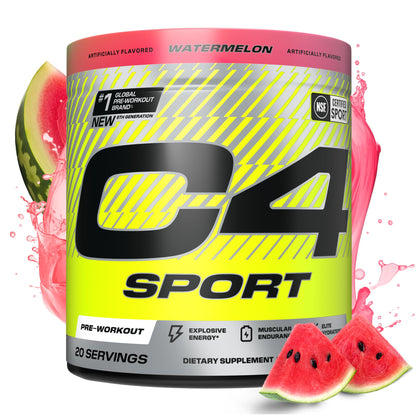 Cellucor C4 Sport Pre Workout Powder - NSF Certified for Sport - Elite Hydration - 200mg Caffeine + Creatine + Beta-Alanine - PrimeBioHealth - canada supplements