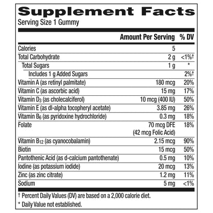 Centrum Kids Multivitamin Gummies, Tropical Punch Flavor Made With Natural Flavors, Stocking Stuffer, 150 Count, 150 Day Supply - PrimeBioHealth - canada supplements