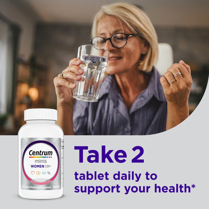Centrum Minis Silver Women's Multivitamin for Women 50 Plus, Multimineral Supplement with Vitamin D3, B Vitamins, Non-GMO Ingredients - PrimeBioHealth - canada supplements