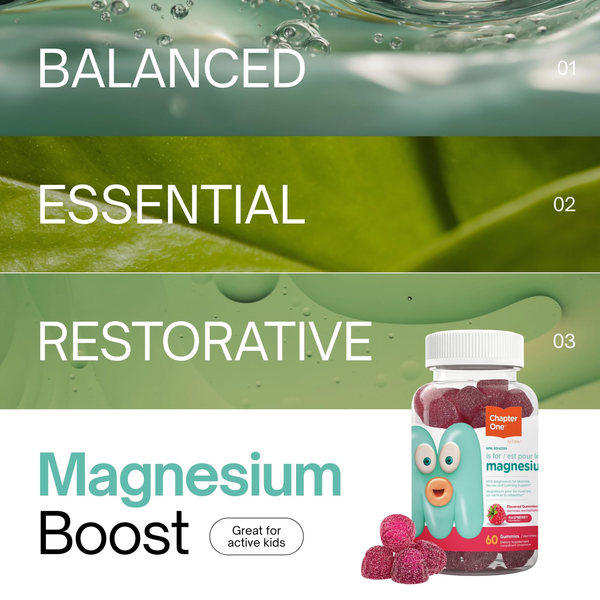 Chapter One Magnesium Gummies, Great Tasting Magnesium for Kids, Calm Kids Magnesium, Magnesium Gummies for Women and Men - PrimeBioHealth - canada supplements
