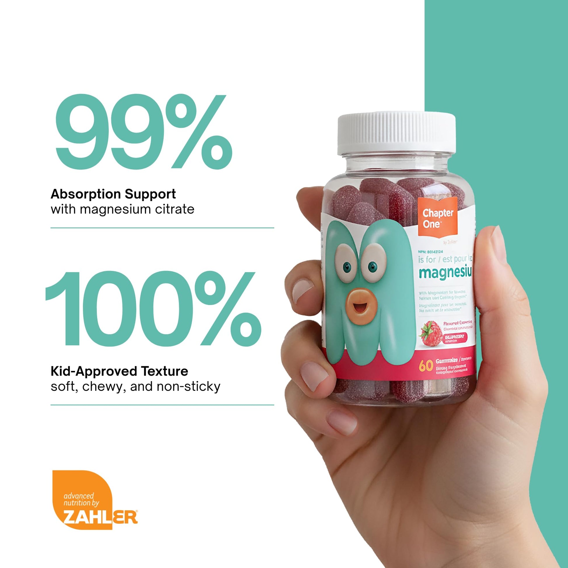 Chapter One Magnesium Gummies, Great Tasting Magnesium for Kids, Calm Kids Magnesium, Magnesium Gummies for Women and Men - PrimeBioHealth - canada supplements