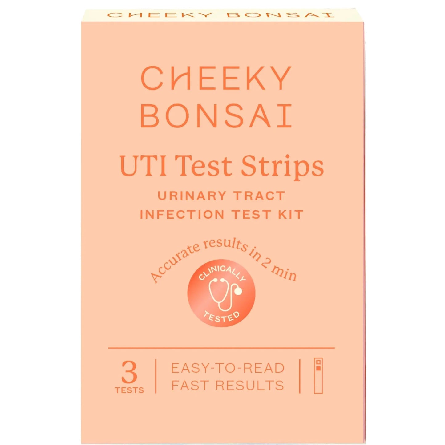 Cheeky Bonsai, Urinary Tract Infection (UTI) Test Strips, Accurate Results in 2 Minutes, Clinically Tested, Same Test Doctors Use, Easy to Read Results, 3 Count - PrimeBioHealth - canada supplements