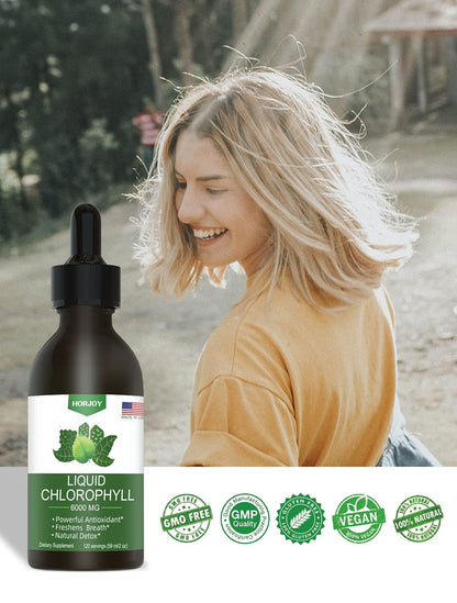 Chlorophyll Liquid Drops - 100% Natural Energy Booster and Immune Support - Internal Deodorant and Detox - Altitude Sickness Relief - Fast Absorption - PrimeBioHealth - canada supplements