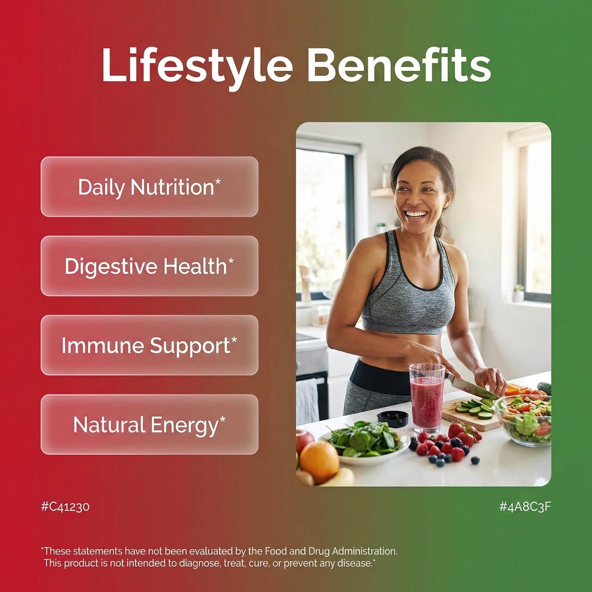 Clean Nutraceuticals Fruits and Veggies Supplement Reds & Green Superfood - Balance of Over 70 Fruit & Vegetable Supplements Capsules with Probiotics Prebiotics - PrimeBioHealth - canada supplements