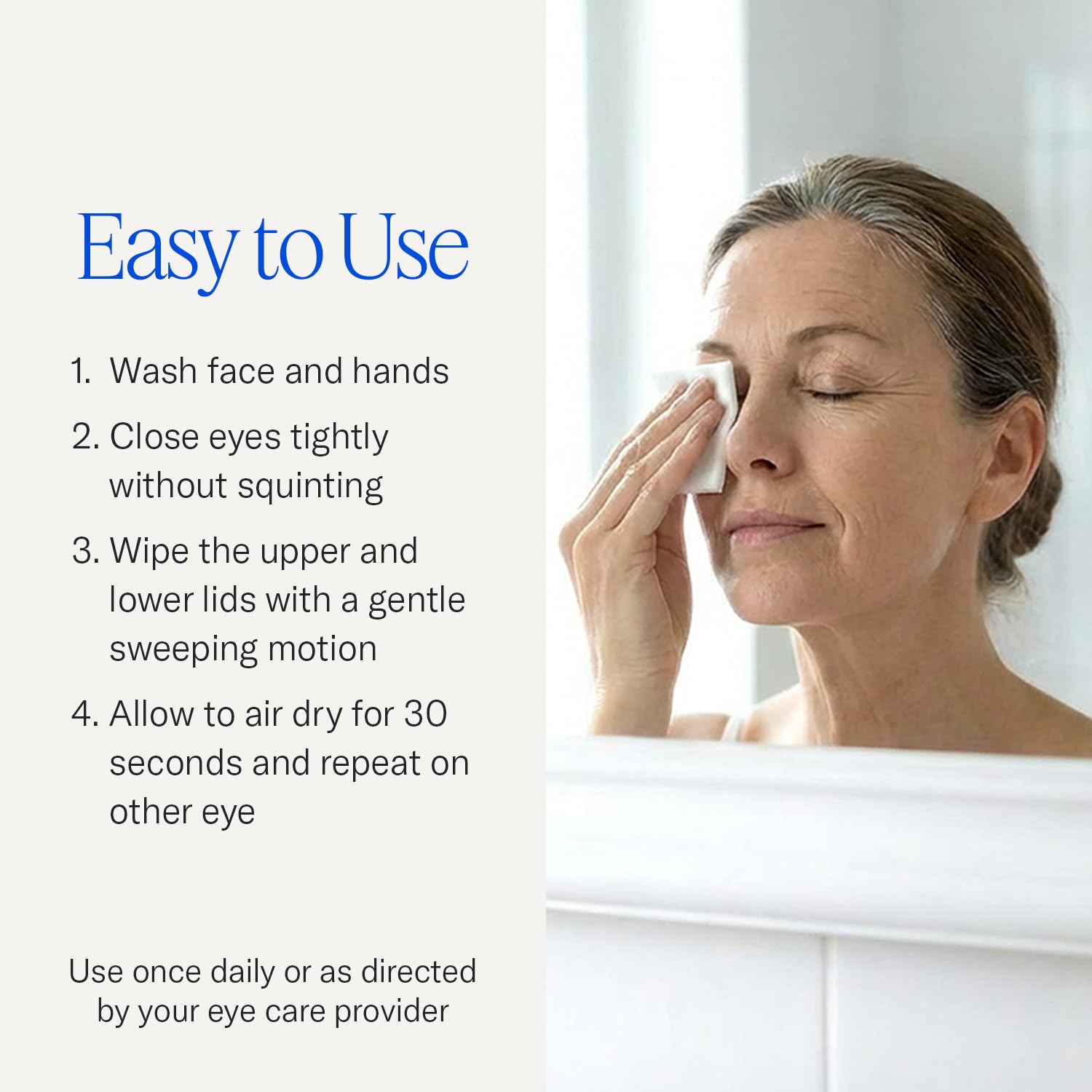 Cliradex Towelettes - Natural Face, Eyelash & Eyelid Cleanser - Wipes for Demodex, Blepharitis, Mgd and Red Irritated Eye Lid - PrimeBioHealth - canada supplements