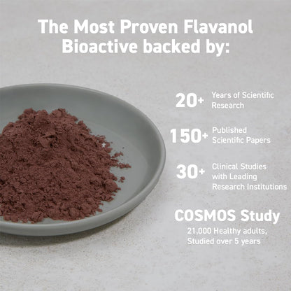 CocoaVia Cocoa Flavanols 500mg – Heart and Brain Support, High Flavanol Cocoa Extract, Boosts Nitric Oxide, Blood Circulation and Memory, Preworkout, Vegan - PrimeBioHealth - canada supplements