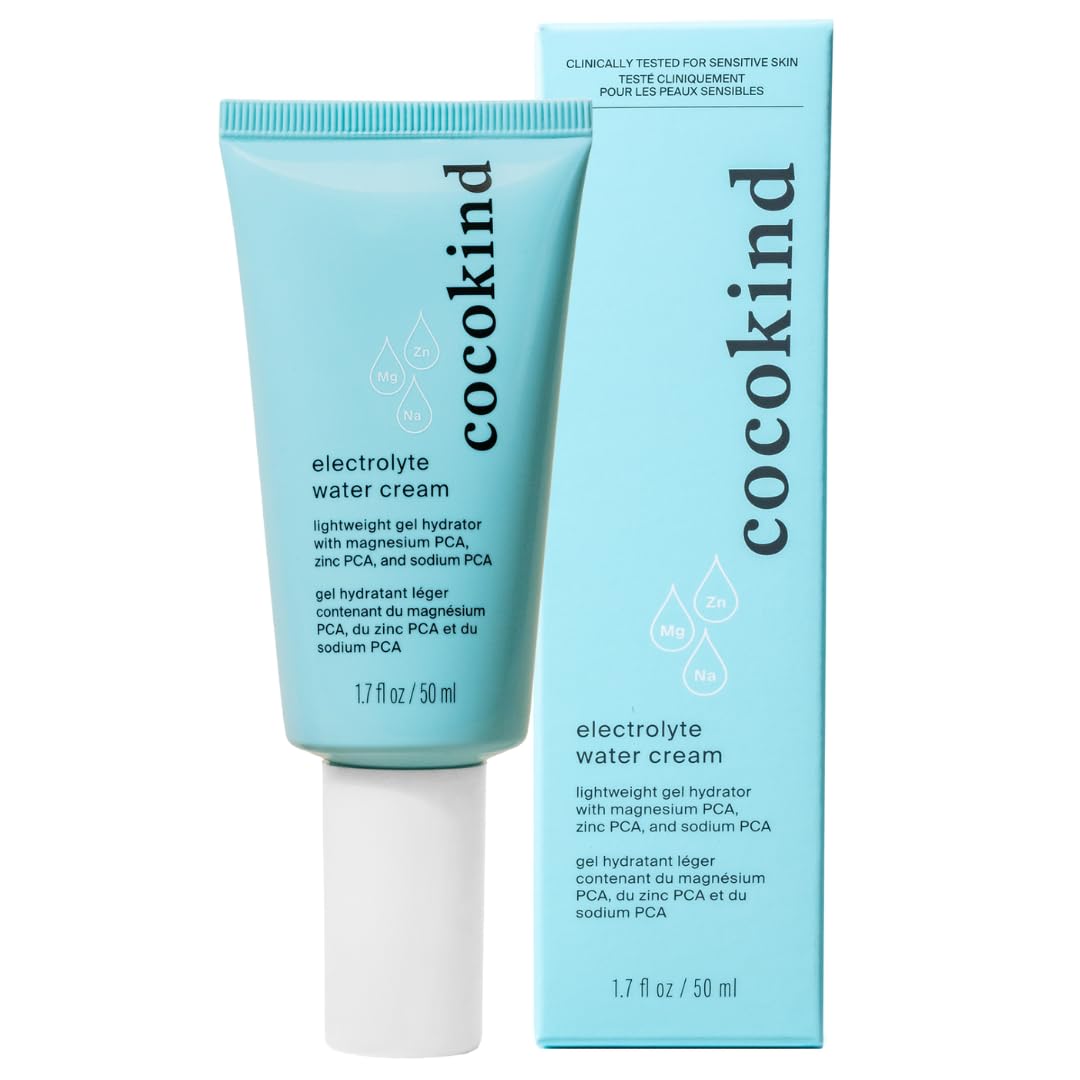 Cocokind Electrolyte Water Cream | Lightweight Water Gel Moisturizer | Balanced Hydrating Day Cream for All Skin Types | 1.7 Fl Oz - PrimeBioHealth - canada supplements