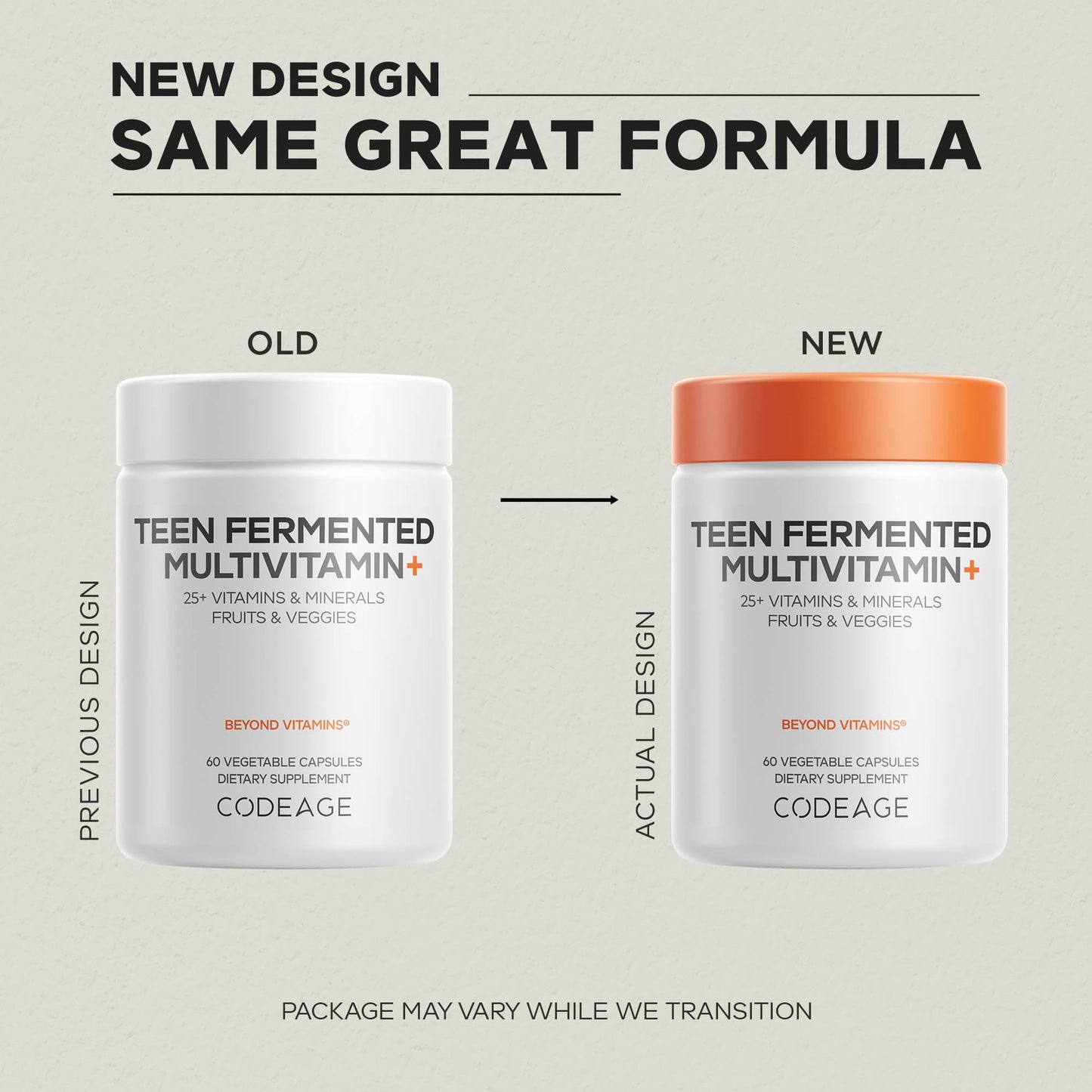 Codeage Teen Multivitamin Supplement – Daily Vitamins and Minerals for Teen Boys and Girls – Organic Whole Food Formula - PrimeBioHealth - canada supplements