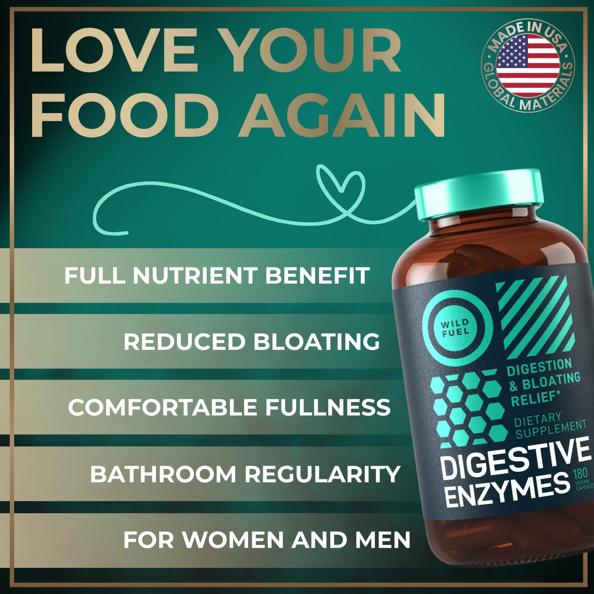 Complete Digestive Enzymes for Women & Men - 800mg Vegan Digestive Enzymes and Probiotics Prebiotics - Bloating Support, Gut Health & Digestion Supplement - PrimeBioHealth - canada supplements