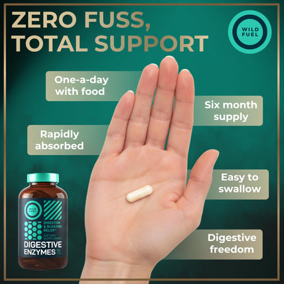 Complete Digestive Enzymes for Women & Men - 800mg Vegan Digestive Enzymes and Probiotics Prebiotics - Bloating Support, Gut Health & Digestion Supplement - PrimeBioHealth - canada supplements