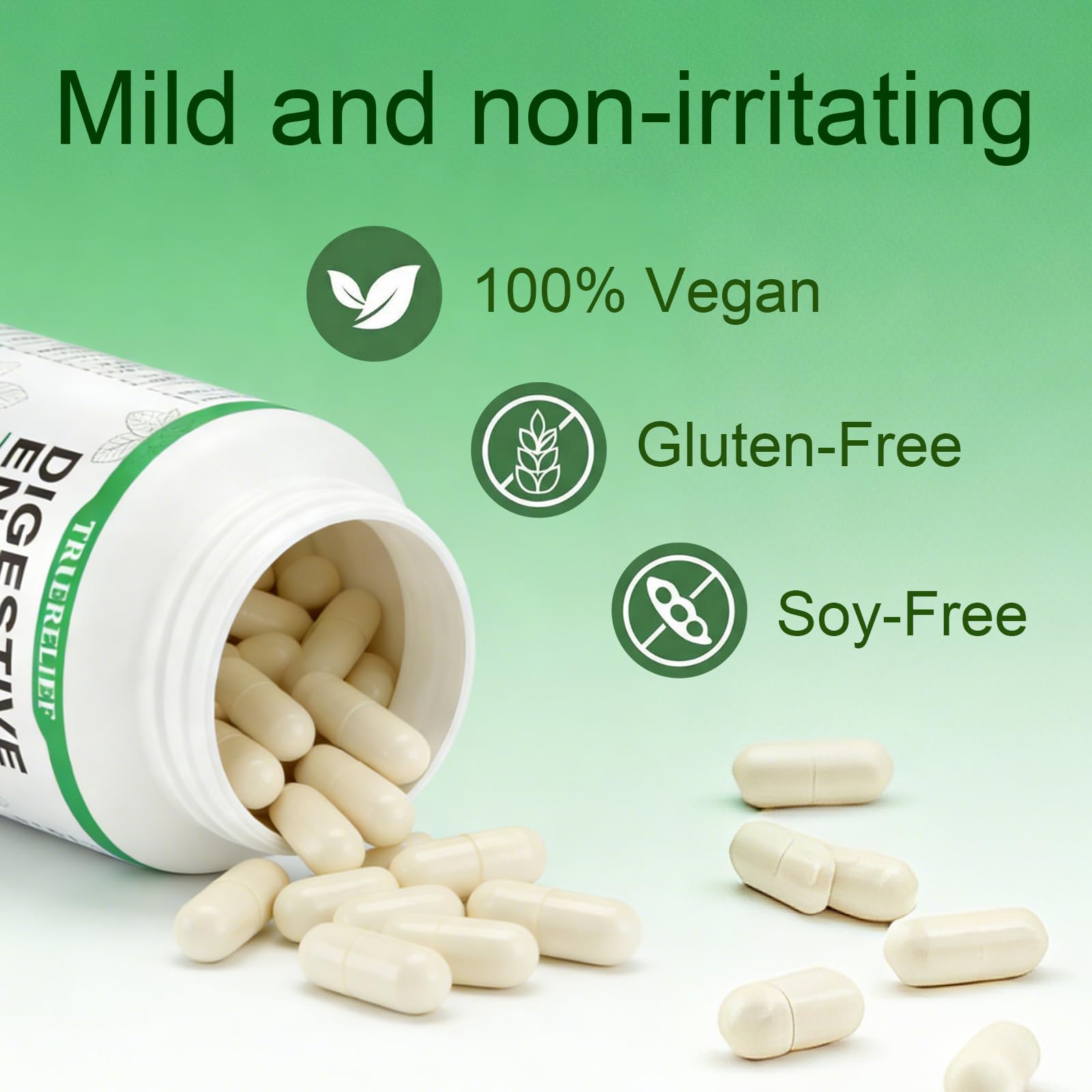 Complete Digestive Enzymes Supplement for Gut Health & Bloating Relief - Enhanced with Lipase Amylase Bromelain for Protein Carb - PrimeBioHealth - canada supplements