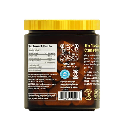 Complete Gut Health by Beekeeper's Naturals, 3-in-1 Prebiotic, Postbiotic, Probiotics for Digestive Health & Bloating Relief for Women & Men - PrimeBioHealth - canada supplements