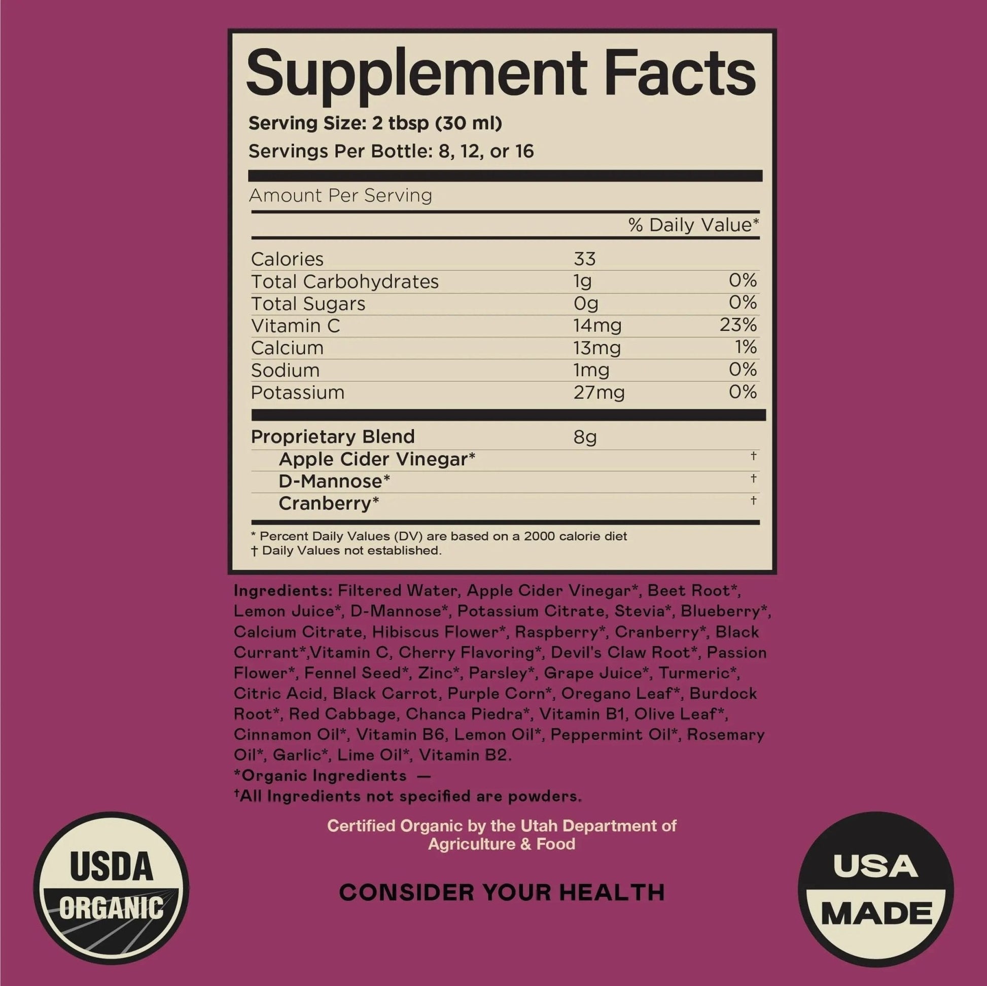 Complete Natural Products Urinary Tract Complete 12oz & Kidney Complete 12oz Bundle - PrimeBioHealth - canada supplements