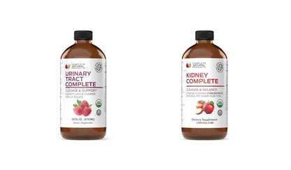 Complete Natural Products Urinary Tract Complete 12oz & Kidney Complete 12oz Bundle - PrimeBioHealth - canada supplements