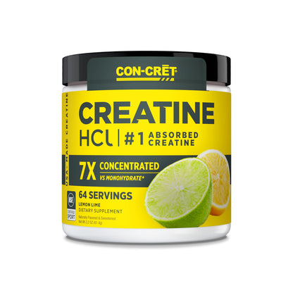 CON-CRET Creatine HCl Powder | Muscle, Cognitive, Cellular Energy Support | No Bloating or Cramps | USA Made & NSF Certified - PrimeBioHealth - canada supplements