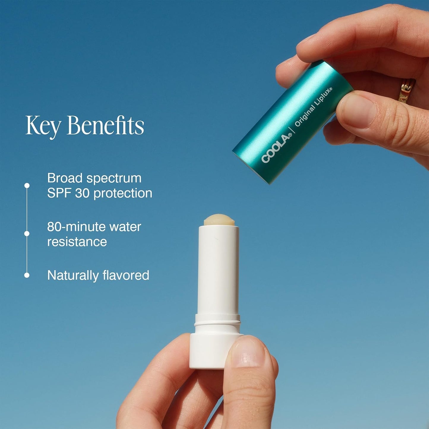 COOLA Organic Liplux Lip Balm and Sunscreen with SPF 30, Dermatologist Tested Lip Care for Daily Protection - PrimeBioHealth - canada supplements