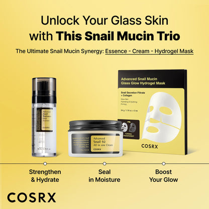 COSRX Snail Mucin 74% + Niacinamide 5% Dual Essence, Anti Aging Face Serum for Dull Skin, Sensitive Skin, Korean Skin Care, 2.70 fl.oz / 80ml - PrimeBioHealth - canada supplements