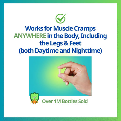 Cramp Defense® Leg Cramps Pills, Relief for All Muscle Cramps, Day and Night. Magnesium Supplement Capsules, 3-6 Month Supply. Non-Laxative - PrimeBioHealth - canada supplements