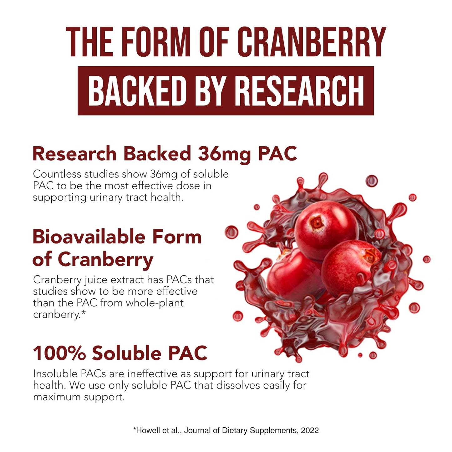CranEaze®: Cranberry Juice Extract Plus D-Mannose – 36 mg PAC, 100% Soluble PAC - Supports Urinary Tract Health – Most Effective Cranberry Pills for Women, UTI Cranberry Supplement - 60 Capsules - PrimeBioHealth - canada supplements