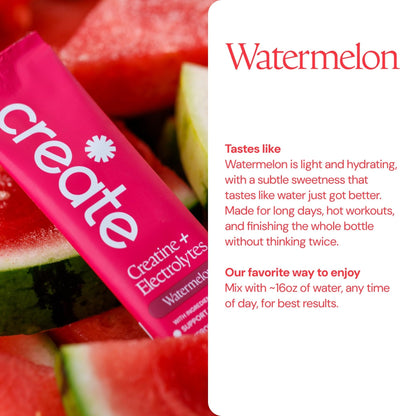 Create Creatine + Electrolytes Mix - Creatine Monohydrate Stick Packs, Supports Energy - PrimeBioHealth - canada supplements