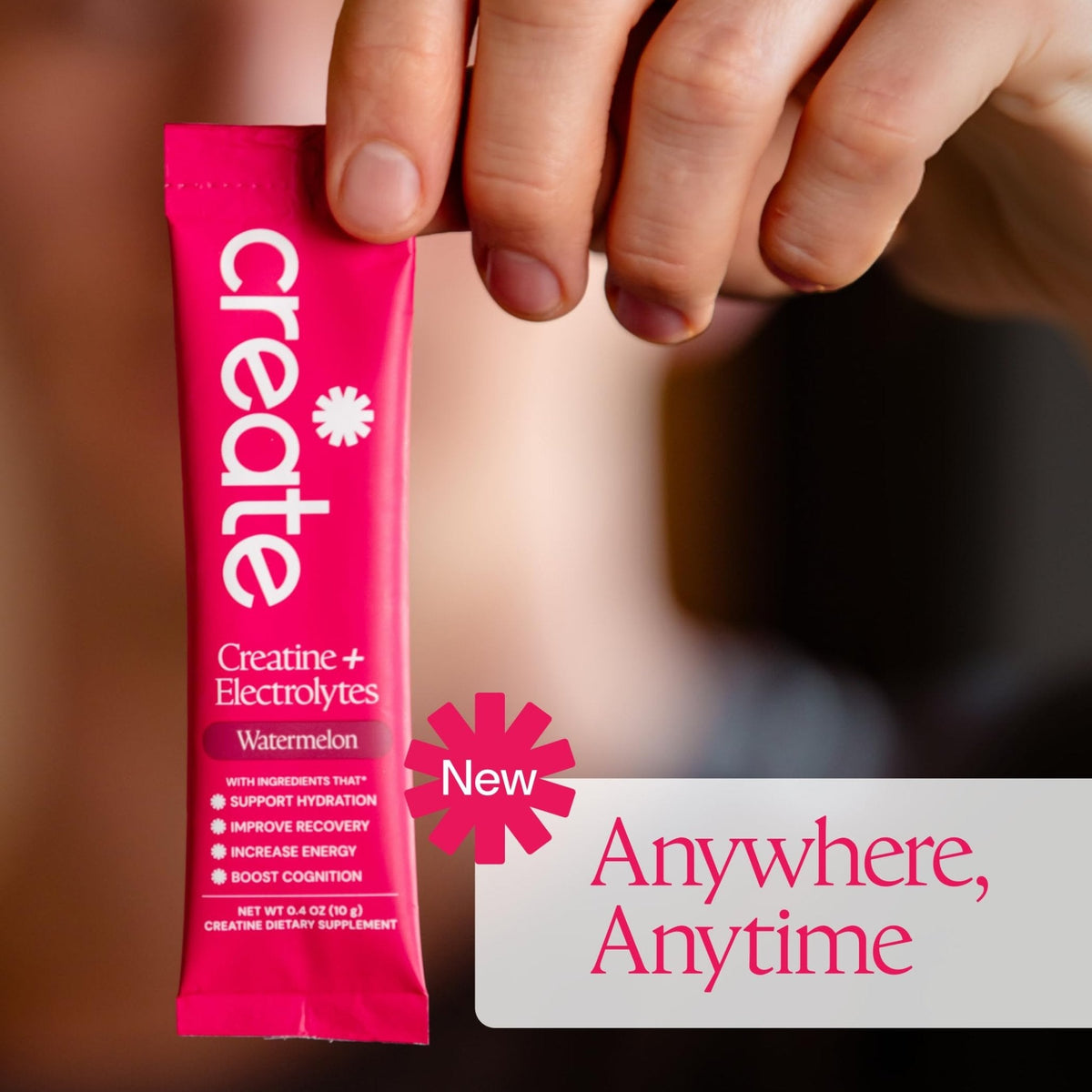 Create Creatine + Electrolytes Mix - Creatine Monohydrate Stick Packs, Supports Energy - PrimeBioHealth - canada supplements