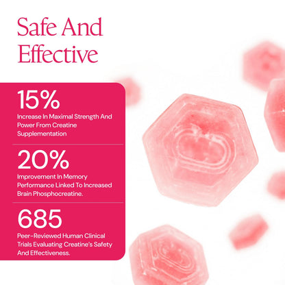 Create Creatine Monohydrate Gummies for Men & Women, Boost Focus, Strength, and Endurance, Anti-Melting Formula, Vegan, Gluten-Free, Non-GMO - PrimeBioHealth - canada supplements