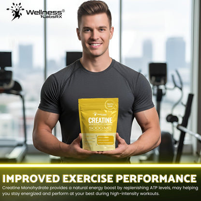 Creatine Gummies 5000mg, 30 Servings Creatine Monohydrate Gummies - Third-Party Tested Creatine for Women, Pineapple Flavor Creatine for Men, Muscle Growth, - PrimeBioHealth - canada supplements