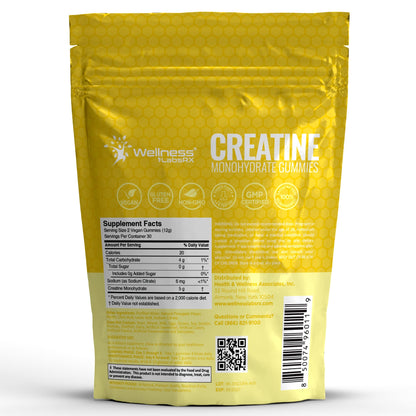 Creatine Gummies 5000mg, 30 Servings Creatine Monohydrate Gummies - Third-Party Tested Creatine for Women, Pineapple Flavor Creatine for Men, Muscle Growth, - PrimeBioHealth - canada supplements