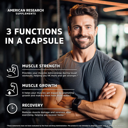 Creatine Monohydrate Capsules 5G | 60 Servings | Vegan | 4 Caps per Serving | Micronized Creatine Pills 5000mg | 240 Capsules | Creatine Pills For Men & Women - PrimeBioHealth - canada supplements
