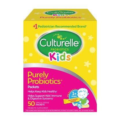 Culturelle Kids Daily Probiotic Packets for Kids, (Ages 3+) - 50 Count – From the 1 Pediatrician-Recommended Brand – Flavorless Daily Probiotics - PrimeBioHealth - canada supplements