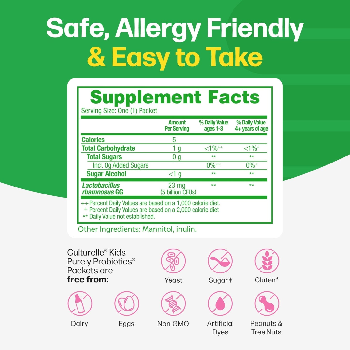 Culturelle Kids Daily Probiotic Packets for Kids, (Ages 3+) - 50 Count – From the 1 Pediatrician-Recommended Brand – Flavorless Daily Probiotics - PrimeBioHealth - canada supplements
